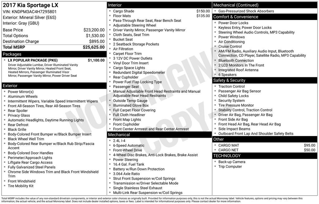 Used 2017 Kia Sportage LX w/ LX Popular Package FWD image 40