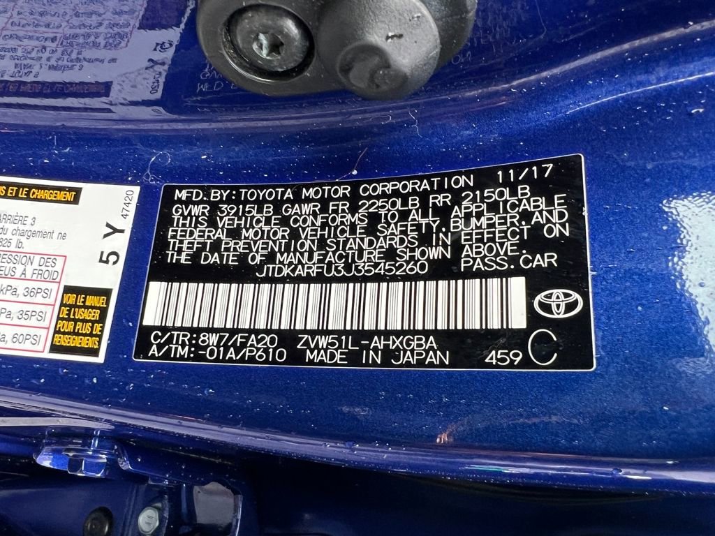 Certified 2018 Toyota Prius Three image 40