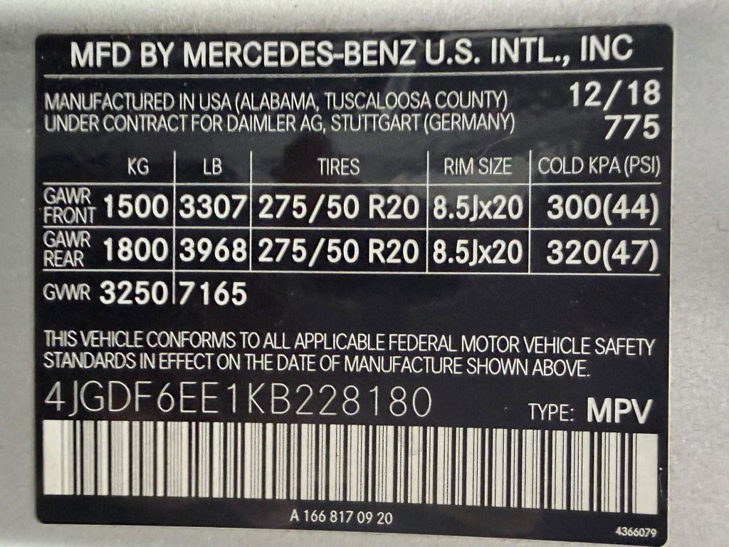 Used 2019 Mercedes-Benz GLS 450 4MATIC w/ Premium 1 Package image 49