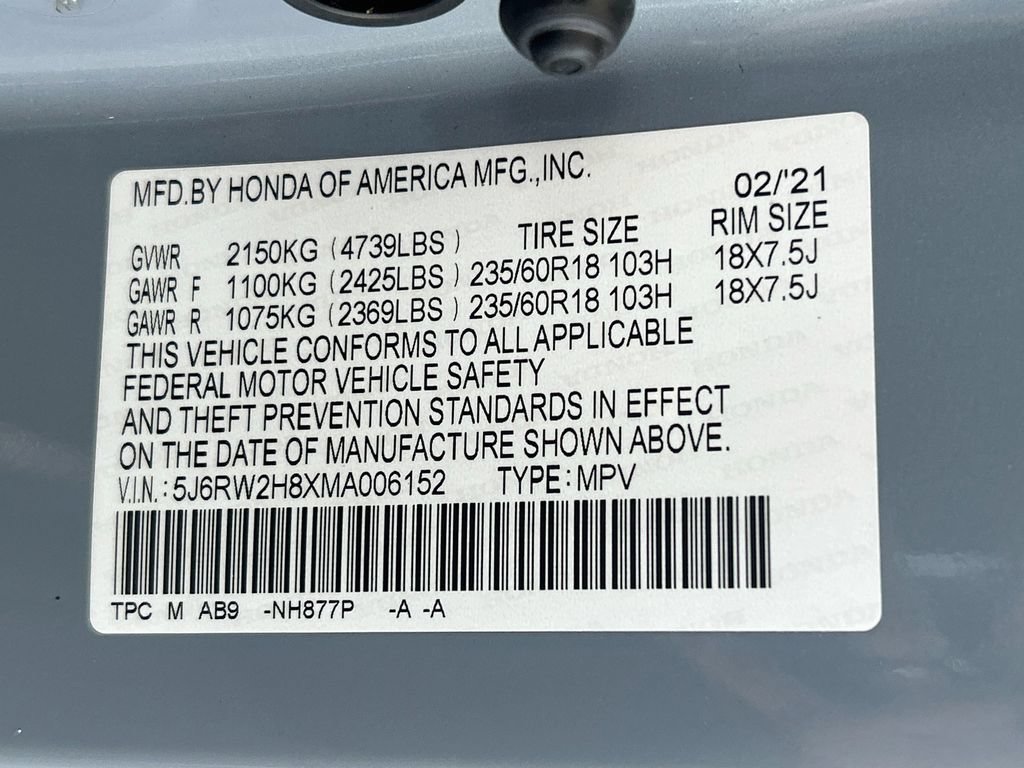 Used 2021 Honda CR-V EX-L image 32