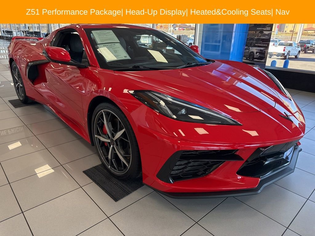 Certified 2023 Chevrolet Corvette Stingray Premium Conv w/ Z51 Performance Package image 1