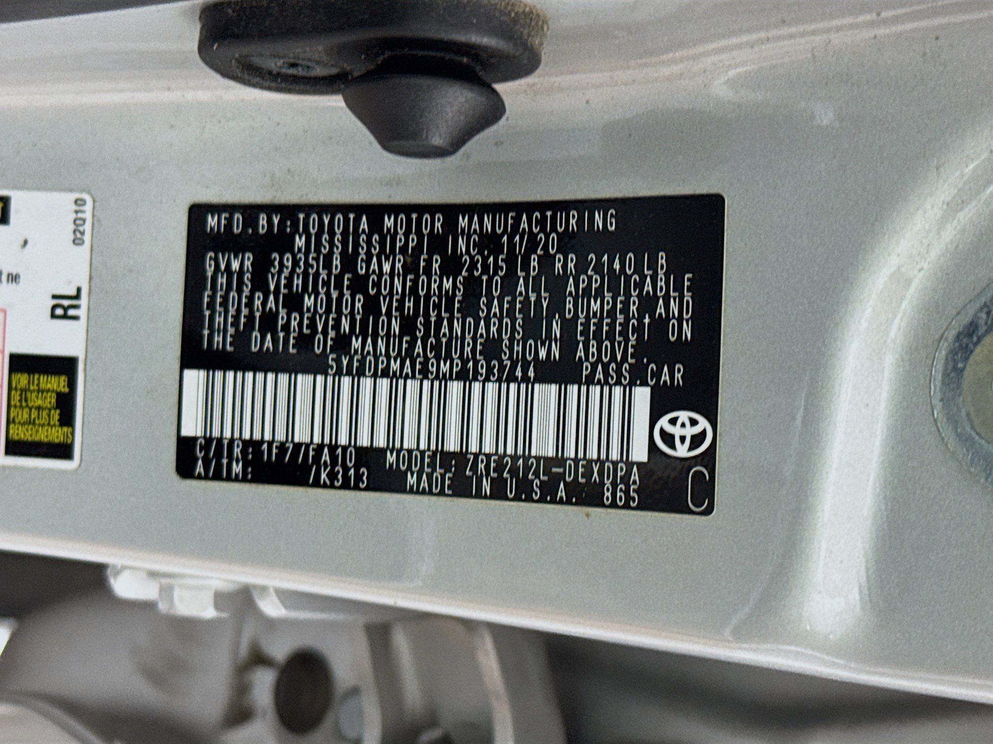 Used 2021 Toyota Corolla L FWD image 34