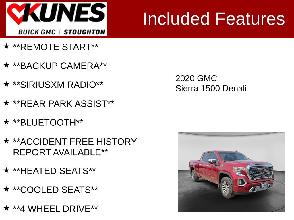 Used 2020 GMC Sierra 1500 Denali AWD/4WD image 2