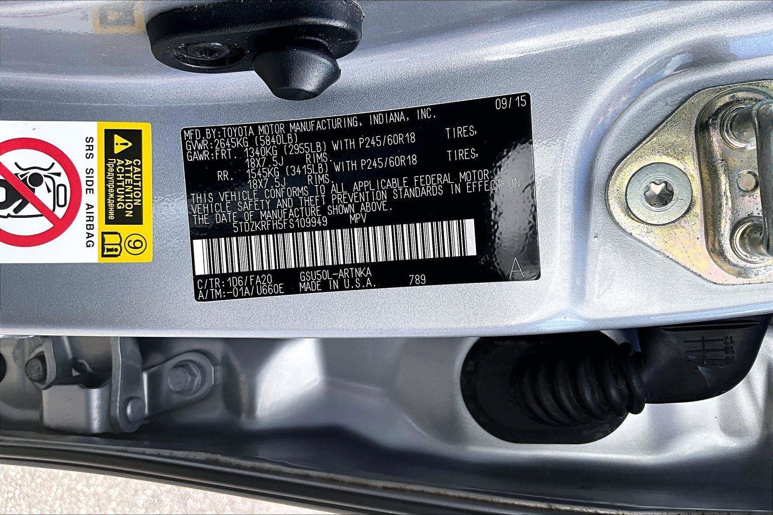 Used 2015 Toyota Highlander Plus FWD image 18