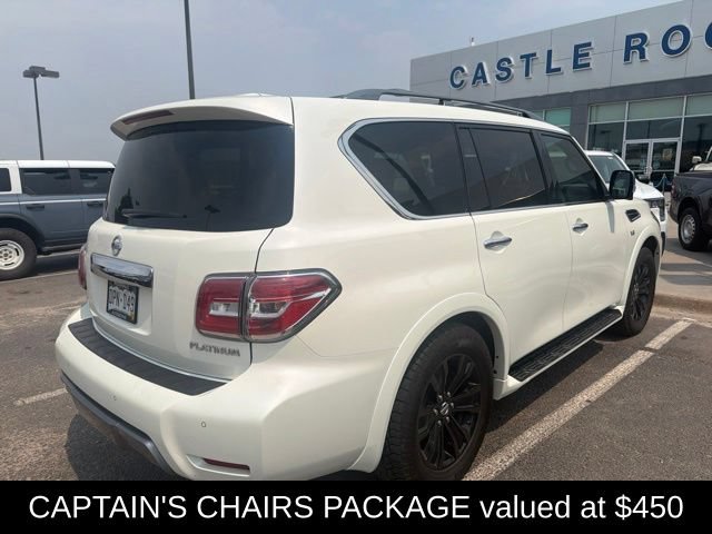 Used 2020 Nissan Armada Platinum w/ Captain's Chairs Package AWD/4WD image 3