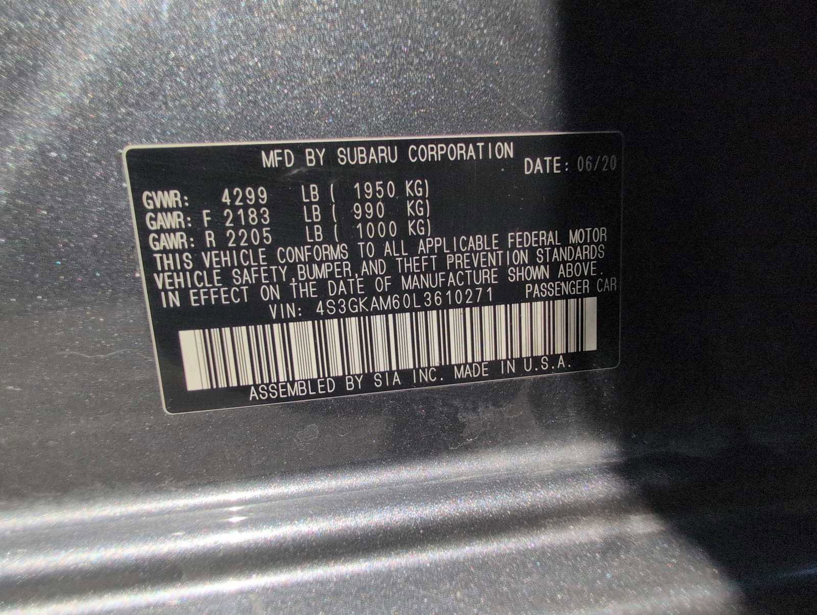 Used 2020 Subaru Impreza 2.0i Sport w/ Popular Package #1 image 34