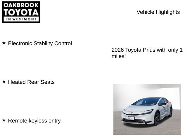 New 2026 Toyota Prius Plug-In Hybrid image 2