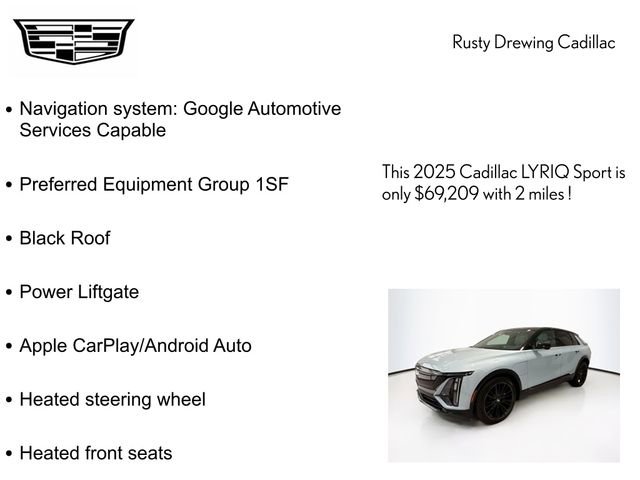 New 2025 Cadillac Lyriq Sport image 4