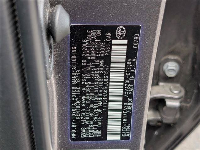 Certified 2020 Toyota Camry SE FWD image 25