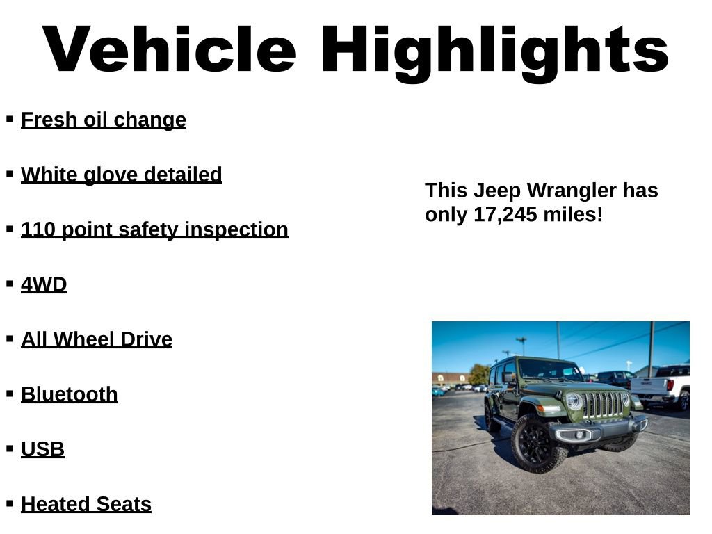 Used 2021 Jeep Wrangler Unlimited Sahara w/ Cold Weather Group image 37