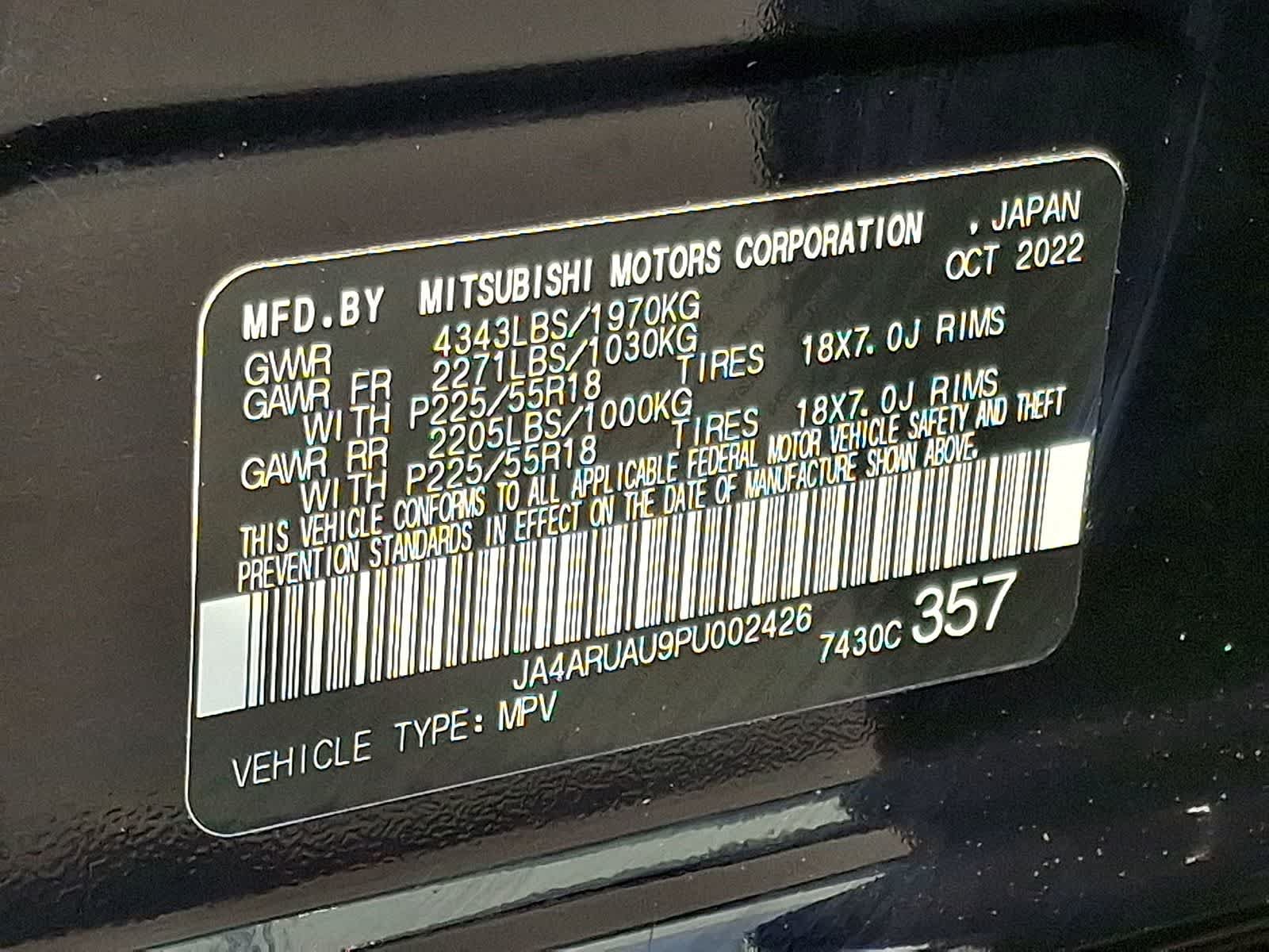 Used 2023 Mitsubishi Outlander Sport SE AWD/4WD image 37