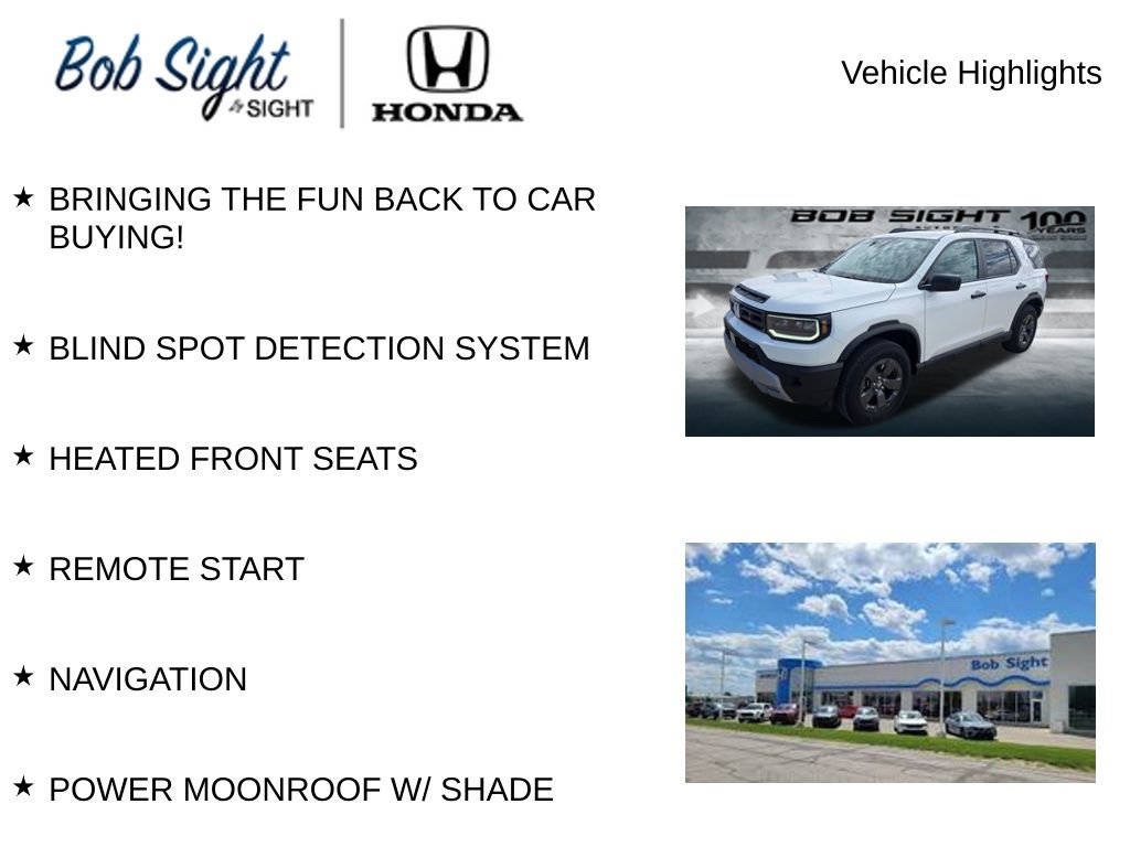 New 2026 Honda Passport RTL image 2