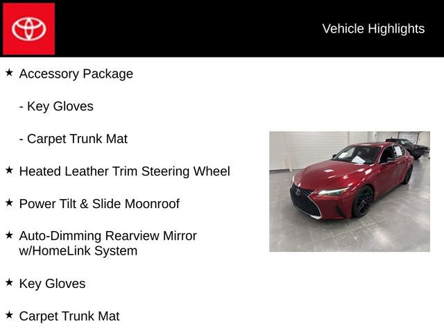 Used 2023 Lexus IS 300 w/ Comfort Package image 10