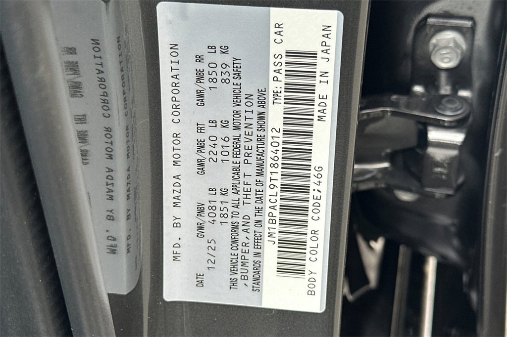 New 2026 MAZDA MAZDA3 2.5 S Sedan w/ Preferred Pkg image 27