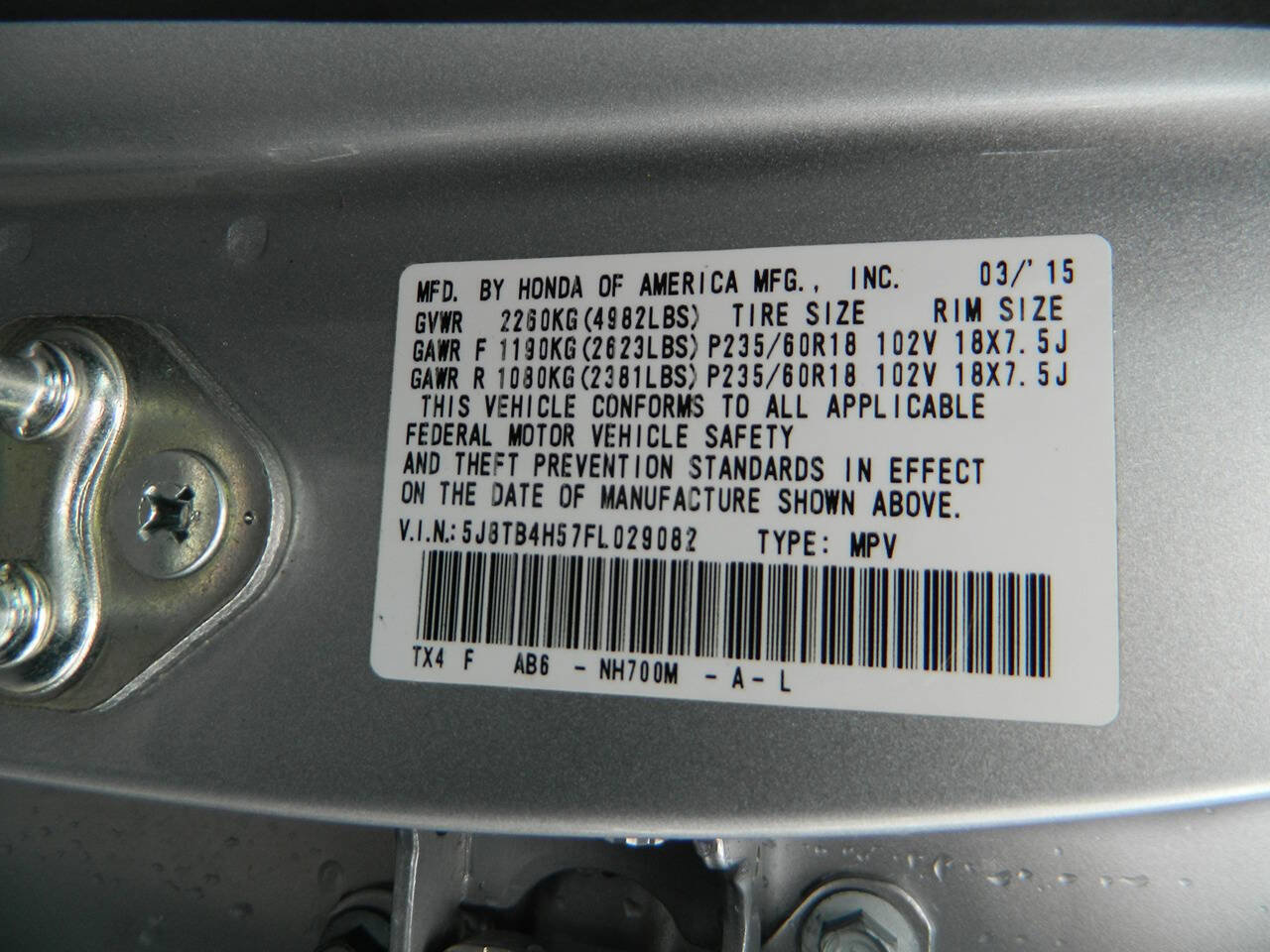 Used 2015 Acura RDX w/Tech AWD 4dr SUV w/Technolog image 27