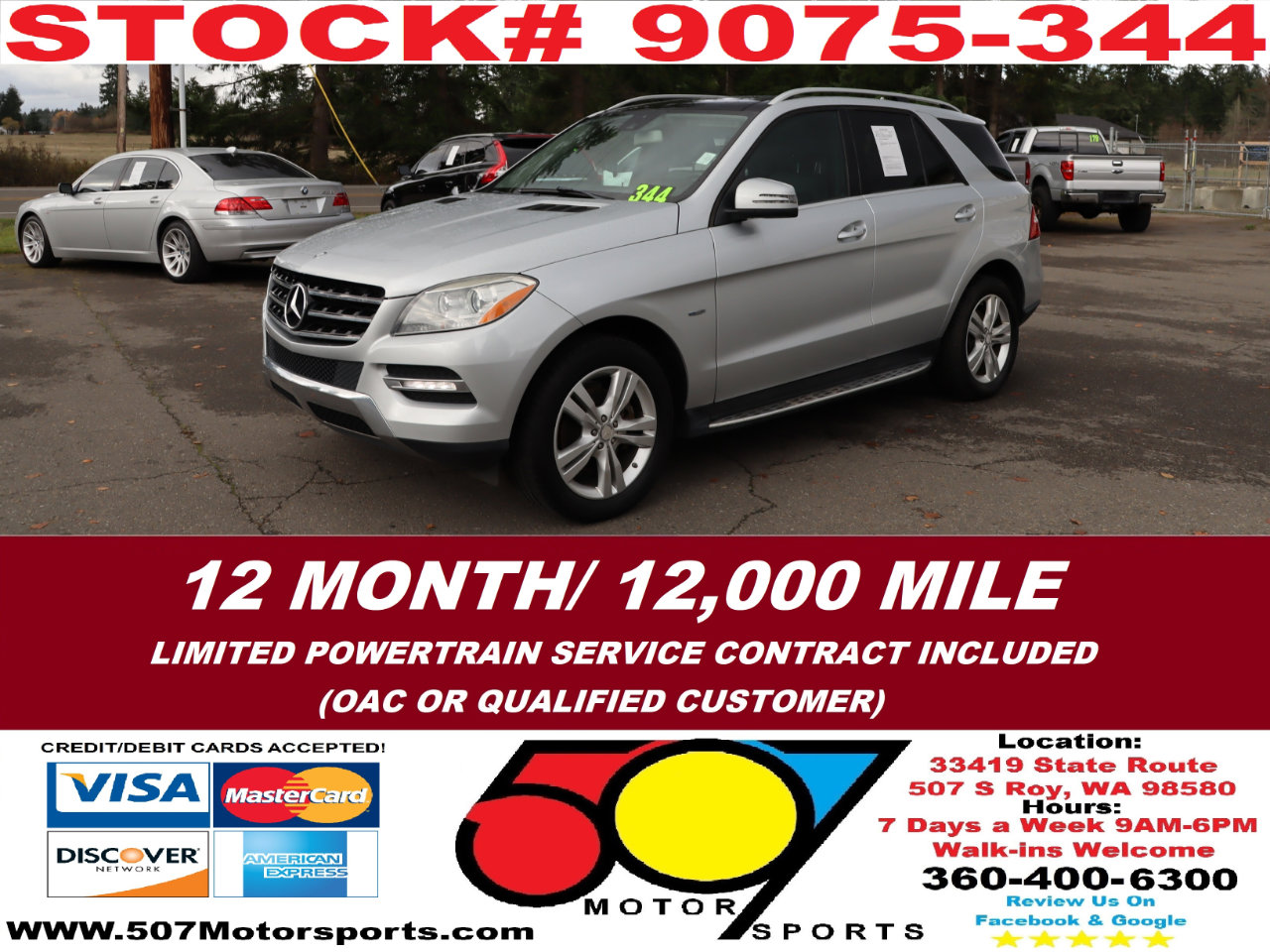 Used 2012 Mercedes-Benz ML 350 4MATIC