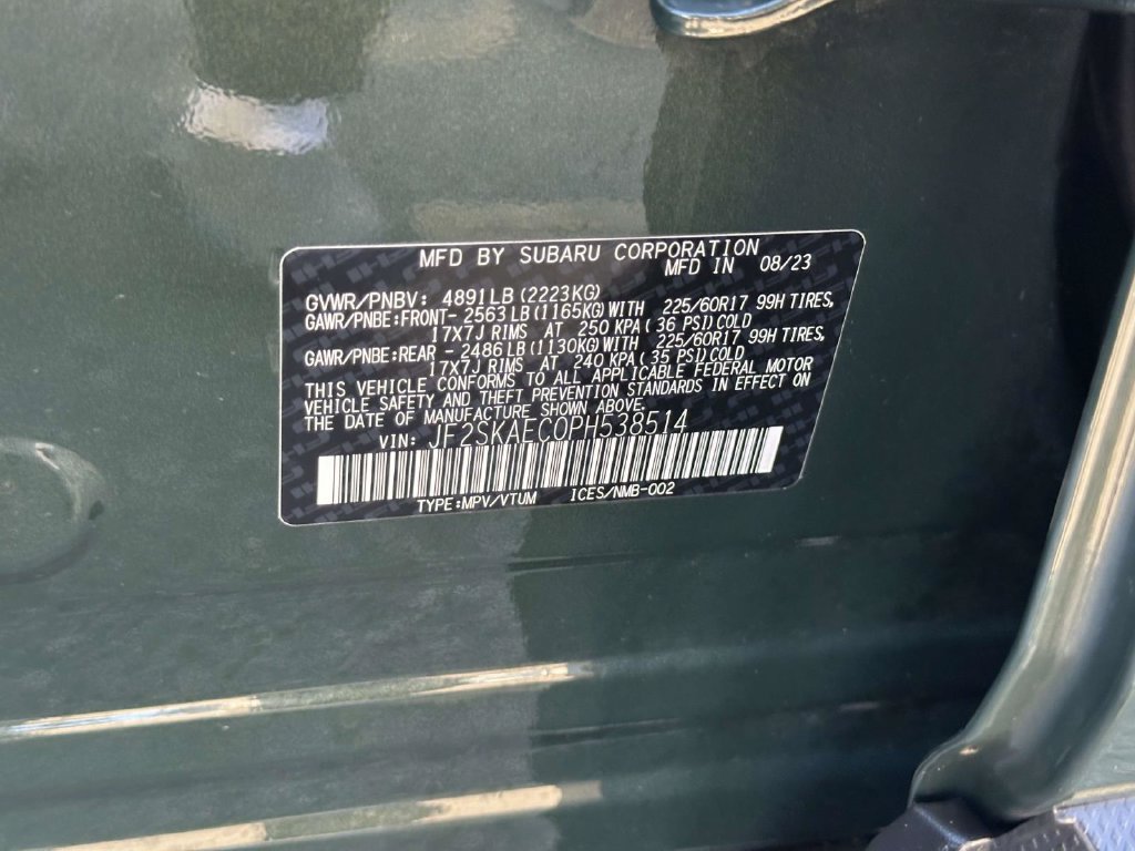 Certified 2023 Subaru Forester Premium AWD/4WD image 34