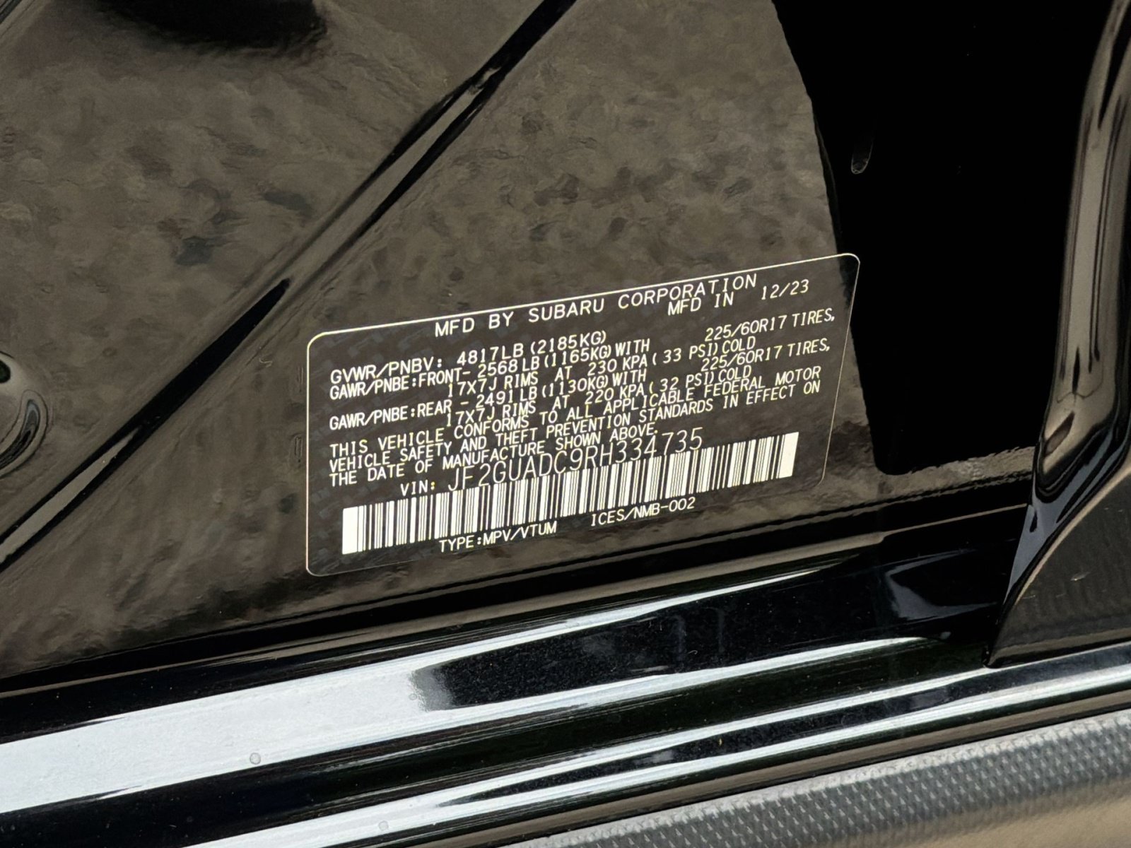 Used 2024 Subaru Crosstrek 2.0i Premium AWD/4WD image 38