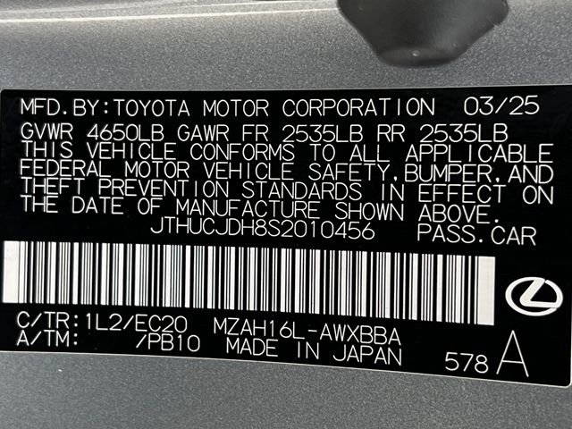 Used 2025 Lexus UX 300h AWD w/ Accessory Package (Z1) image 23