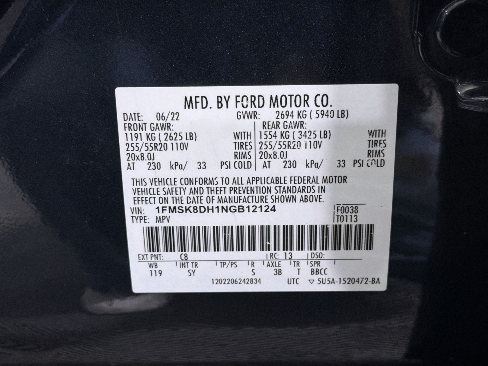 Used 2022 Ford Explorer XLT w/ Equipment Group 202A AWD/4WD image 42