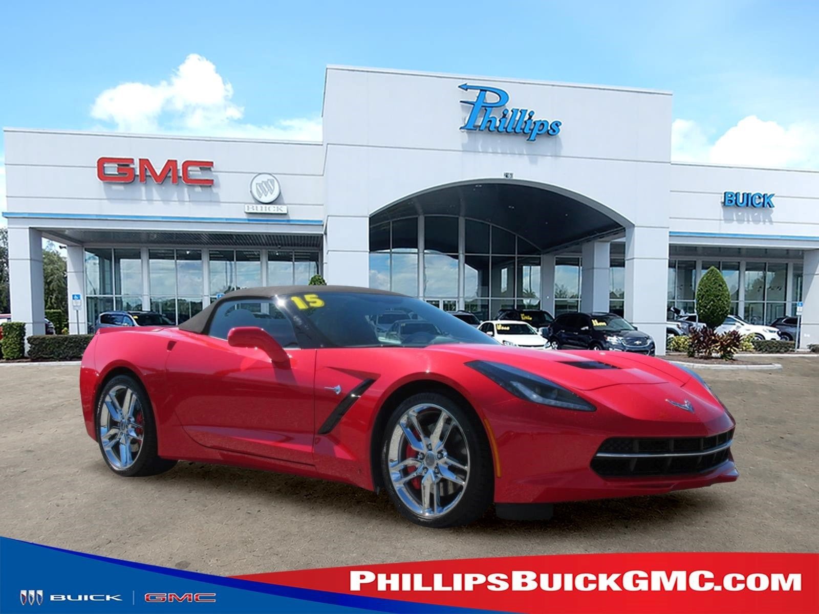 Used 2015 Chevrolet Corvette Stingray Convertible w/ 2LT Preferred Equipment Group RWD image 1
