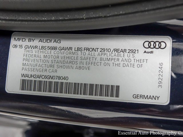 Used 2016 Audi S6 Prestige w/ Prestige Package AWD/4WD image 37