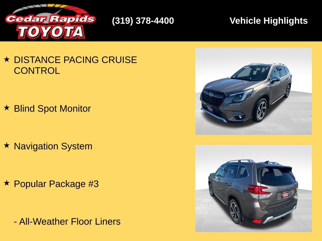 Used 2022 Subaru Forester Touring w/ Popular Package #3 AWD/4WD image 29