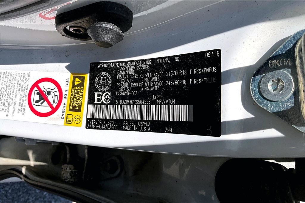 Used 2019 Toyota Highlander SE AWD/4WD image 19