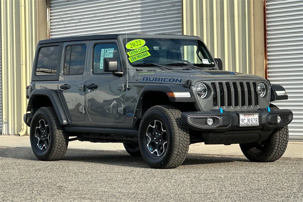 Used 2022 Jeep Wrangler Unlimited Rubicon 4xe w/ Cold Weather Group image 8
