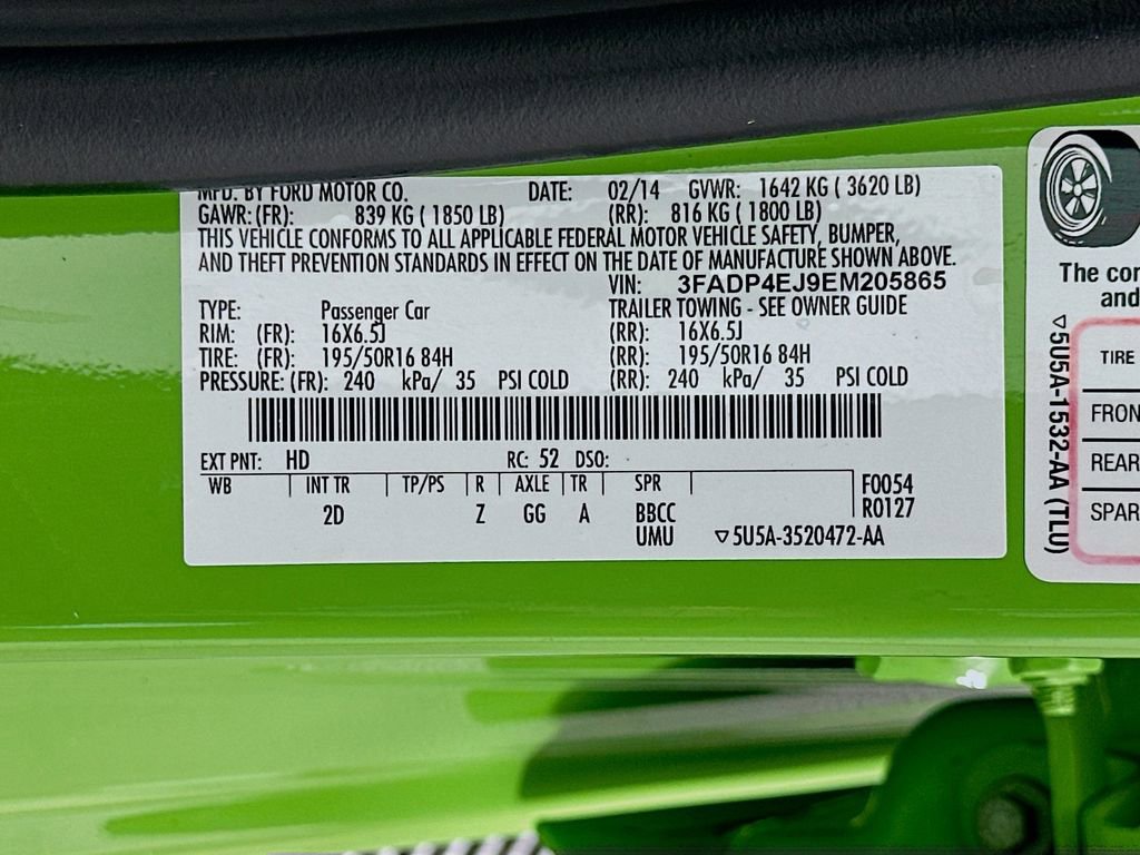 Used 2014 Ford Fiesta SE w/ Equipment Group 201A image 30