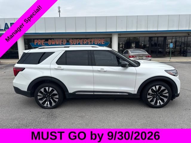 Used 2025 Ford Explorer Platinum w/ LUX Leather Package AWD/4WD image 2
