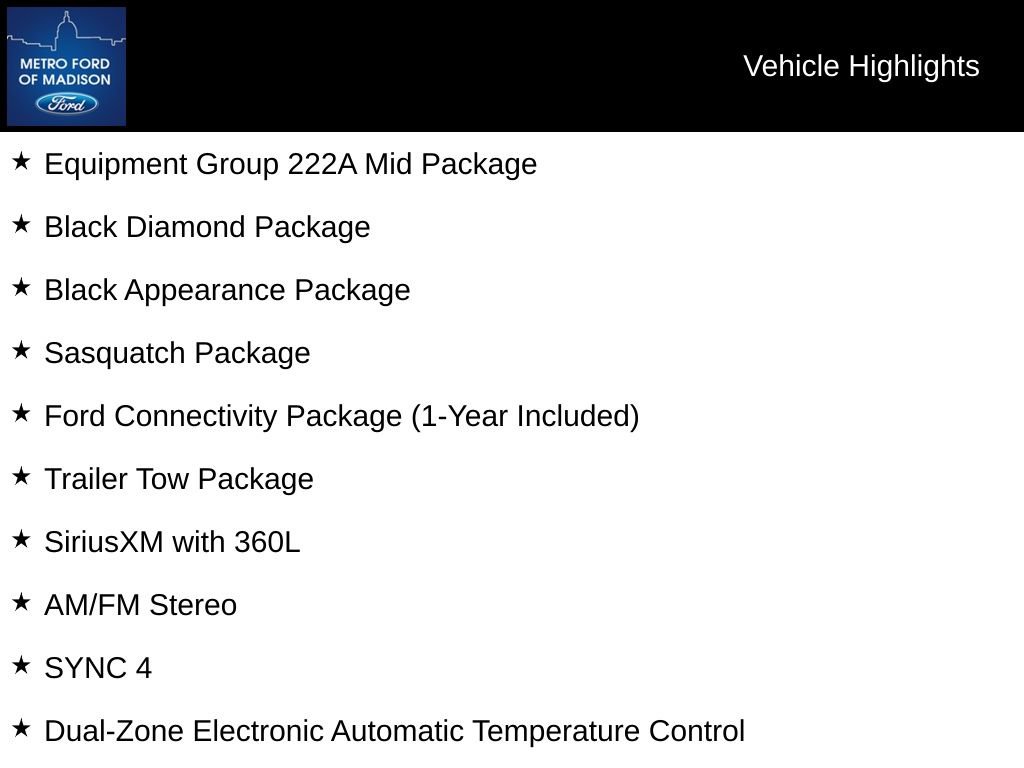 New 2026 Ford Bronco Big Bend w/ Black Diamond Package AWD/4WD image 4