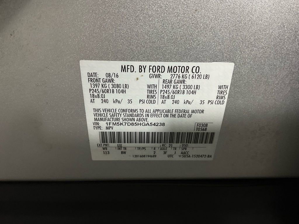 Certified 2017 Ford Explorer XLT image 27