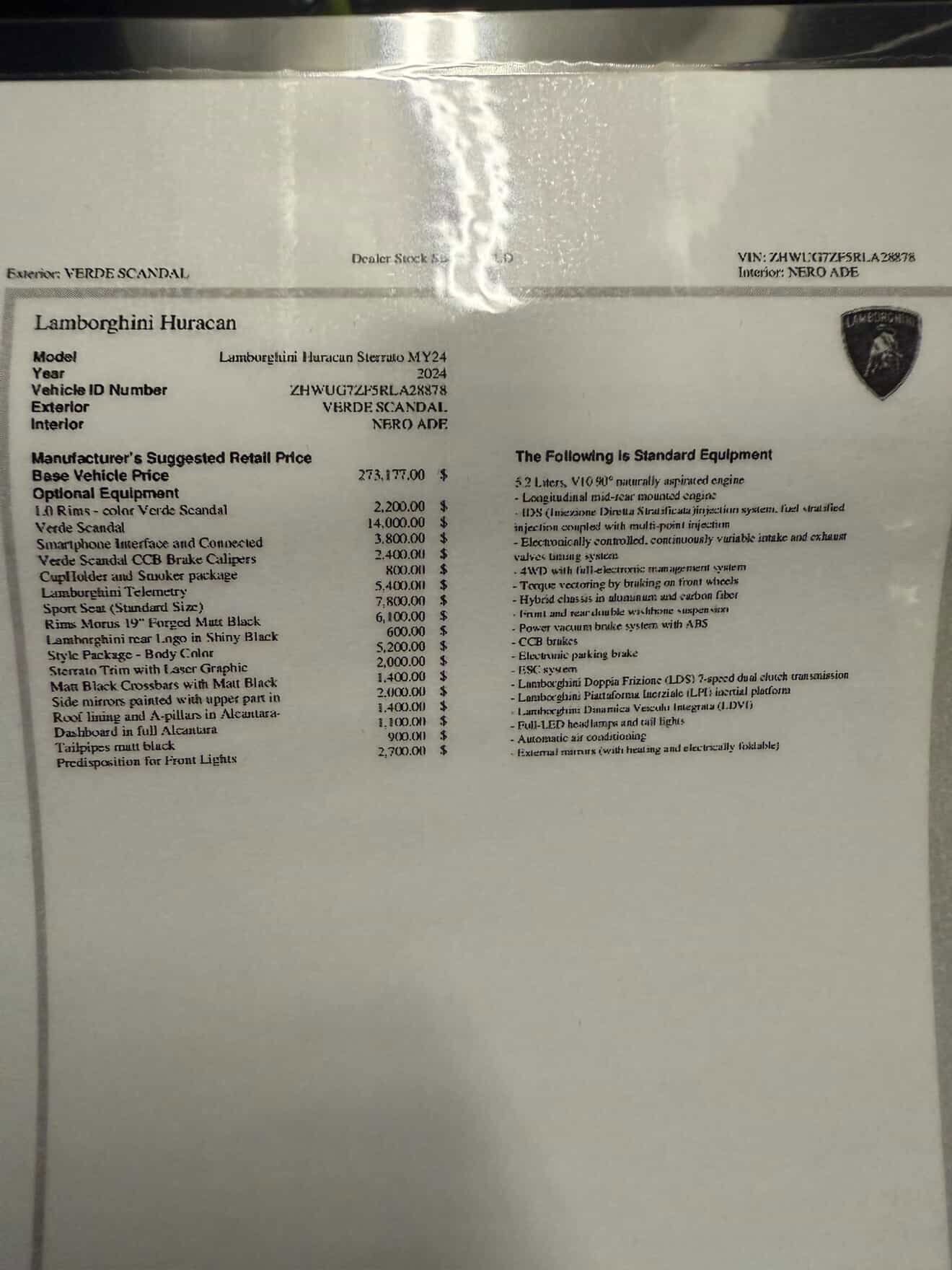 Used 2024 Lamborghini Huracan Sterrato AWD/4WD image 16