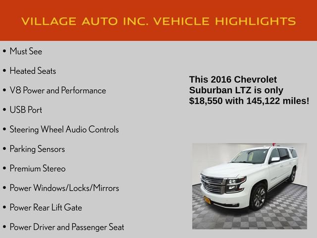 Used 2016 Chevrolet Suburban LTZ image 7