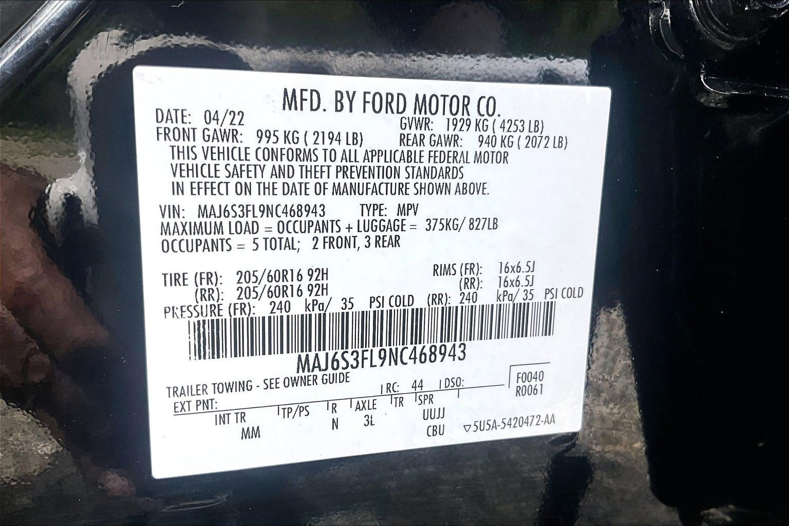 Used 2022 Ford EcoSport S AWD/4WD image 30