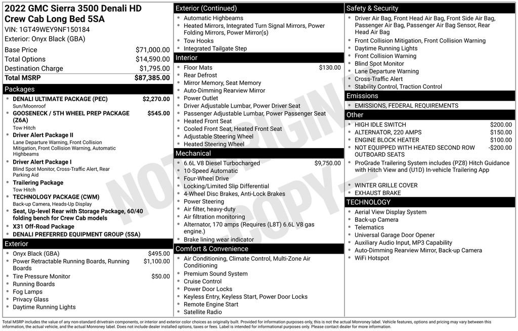 Used 2022 GMC Sierra 3500 Denali w/ Denali Ultimate Package image 6