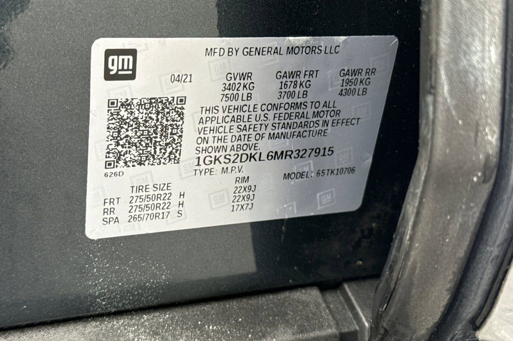 Used 2021 GMC Yukon Denali w/ Denali Premium Package image 44