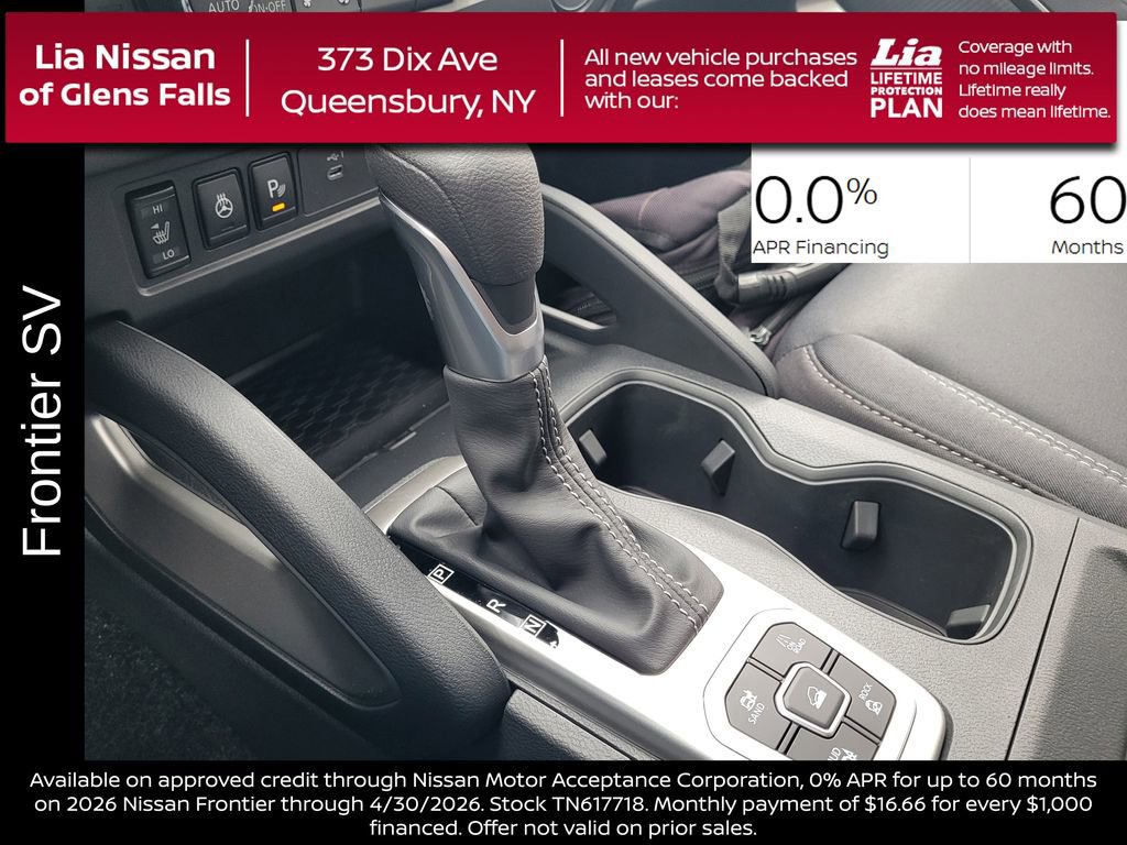 New 2026 Nissan Frontier SV w/ SV Convenience Package image 26