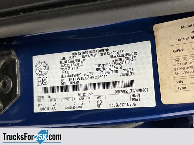 Used 2017 Ford F150 XLT w/ Equipment Group 301A Mid AWD/4WD image 40