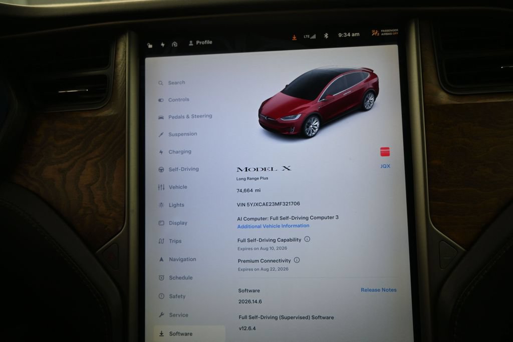 Used 2021 Tesla Model X Long Range AWD/4WD image 17