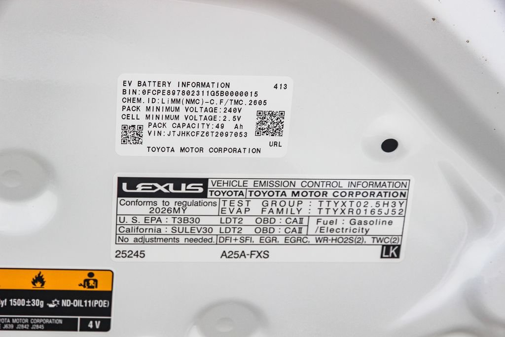 Certified 2026 Lexus NX 450h+ AWD w/ Luxury Package image 28