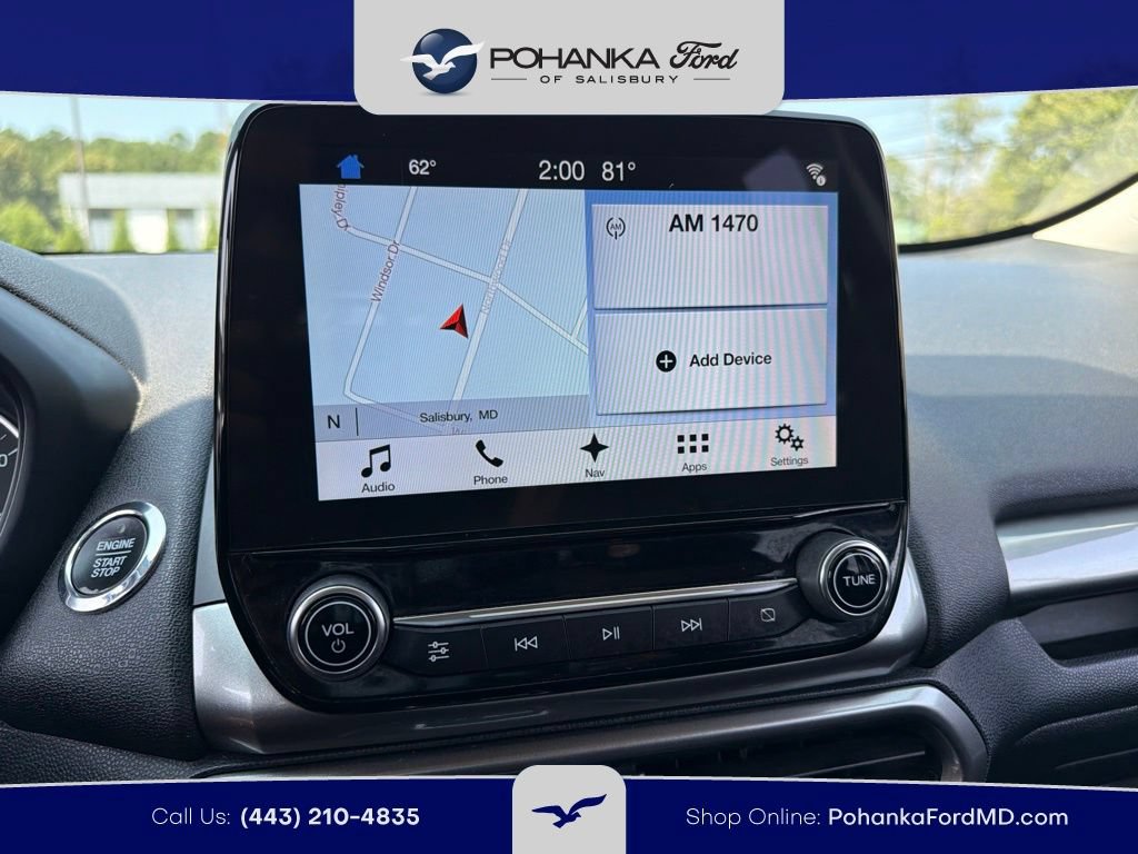 Certified 2018 Ford EcoSport SE w/ SE Convenience Package AWD/4WD image 10