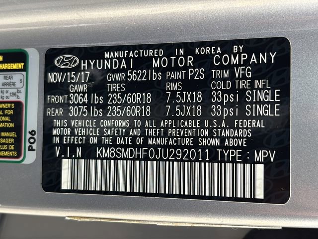 Used 2018 Hyundai Santa Fe SE image 24