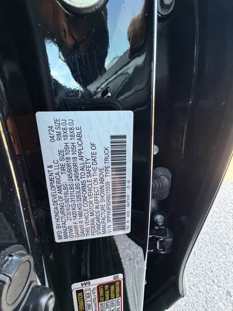 Used 2024 Honda Ridgeline RTL image 34