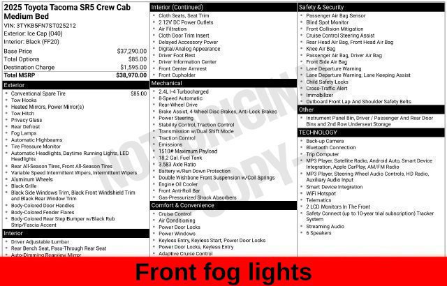 Used 2025 Toyota Tacoma SR5 RWD image 39