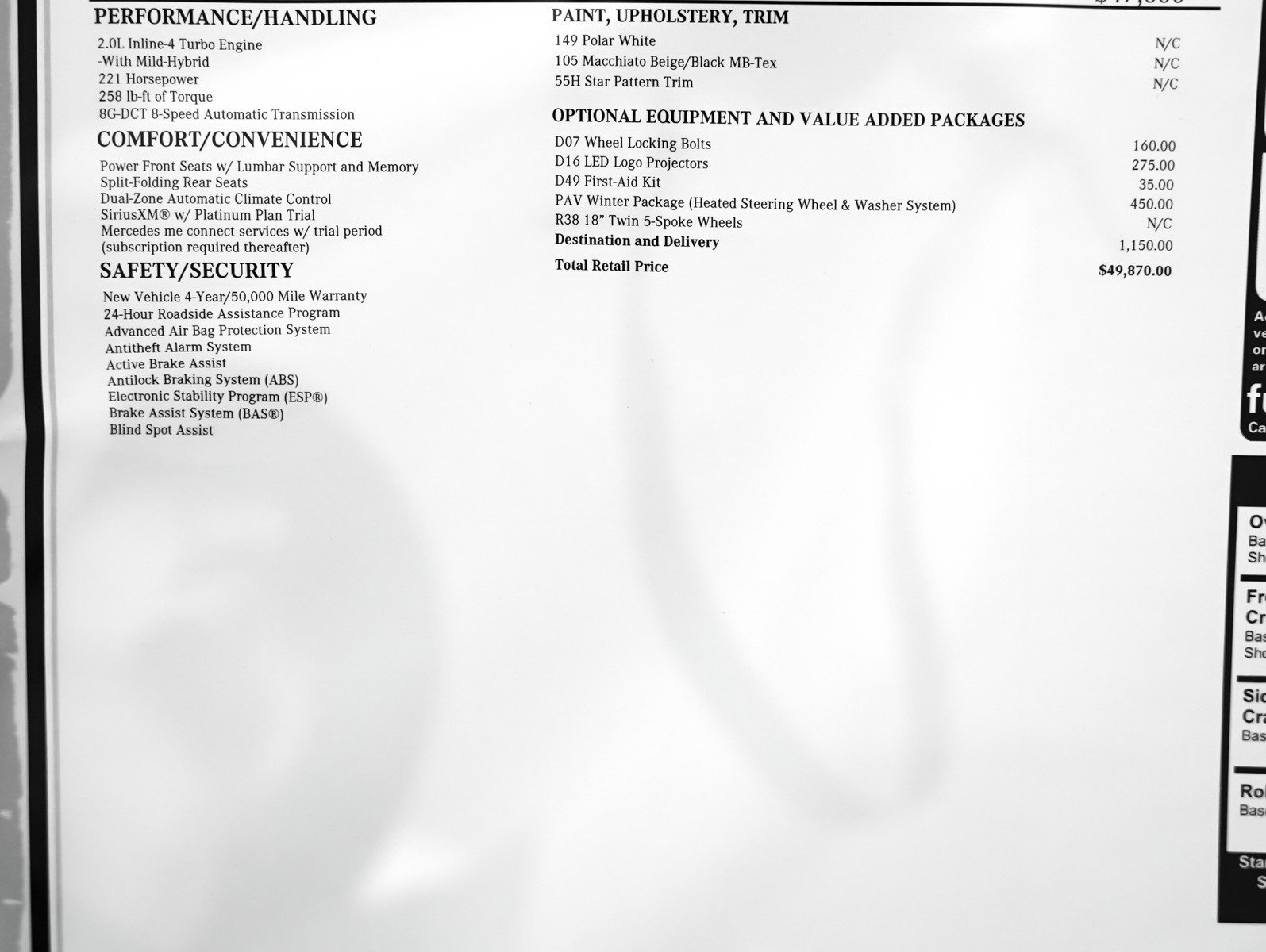 New 2025 Mercedes-Benz GLB 250 4MATIC image 25