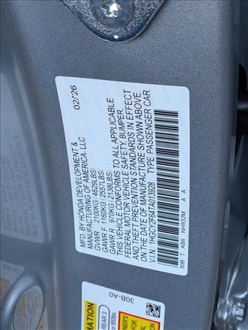 New 2026 Honda Accord EX-L image 17