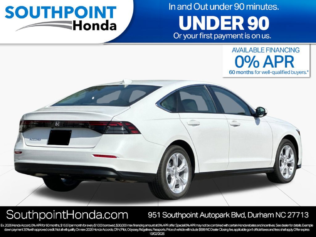 New 2026 Honda Accord LX image 3