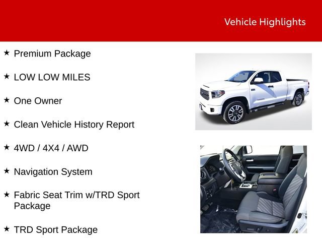 Used 2018 Toyota Tundra SR5 w/ TRD Sport Package image 9